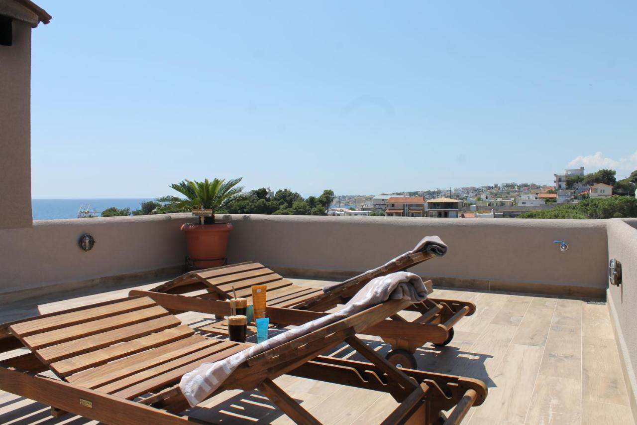 Sea View Apartment 15 Min From Athens Airport Неа-Макри Экстерьер фото