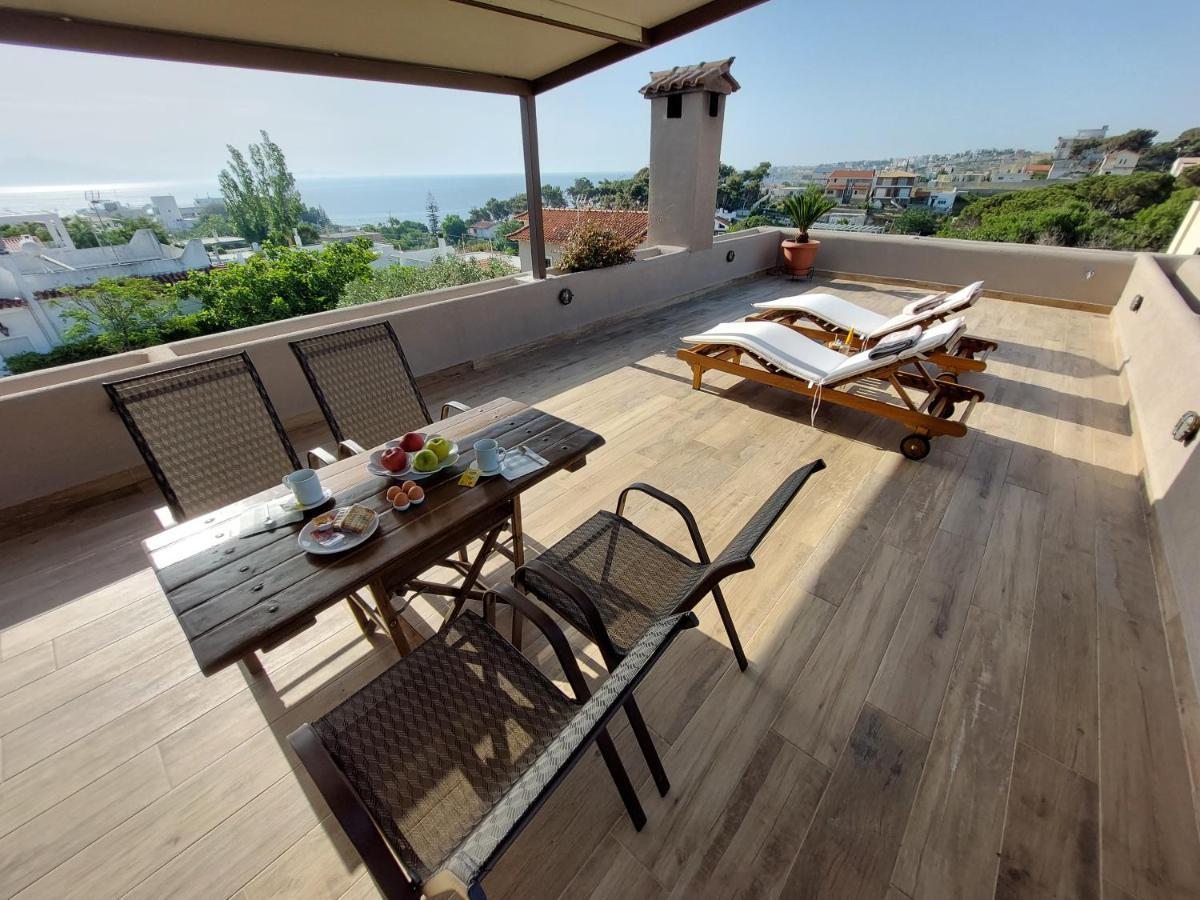 Sea View Apartment 15 Min From Athens Airport Неа-Макри Экстерьер фото